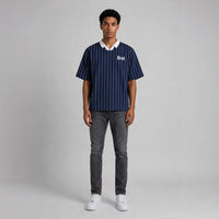 Pinstripe Collared Jersey