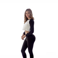 Raglan Crop Sweatshirt