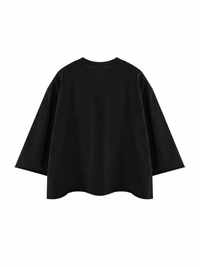 Men’s Mineral Wash Raw Hem Boxy T-Shirt