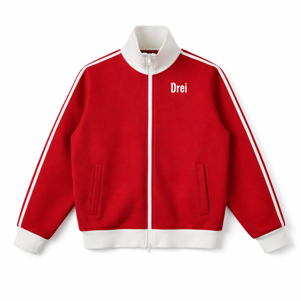 Stripe Fleece Track Jacket