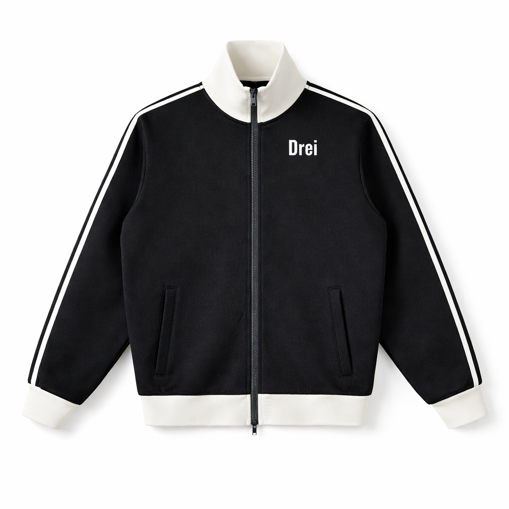 Stripe Fleece Track Jacket