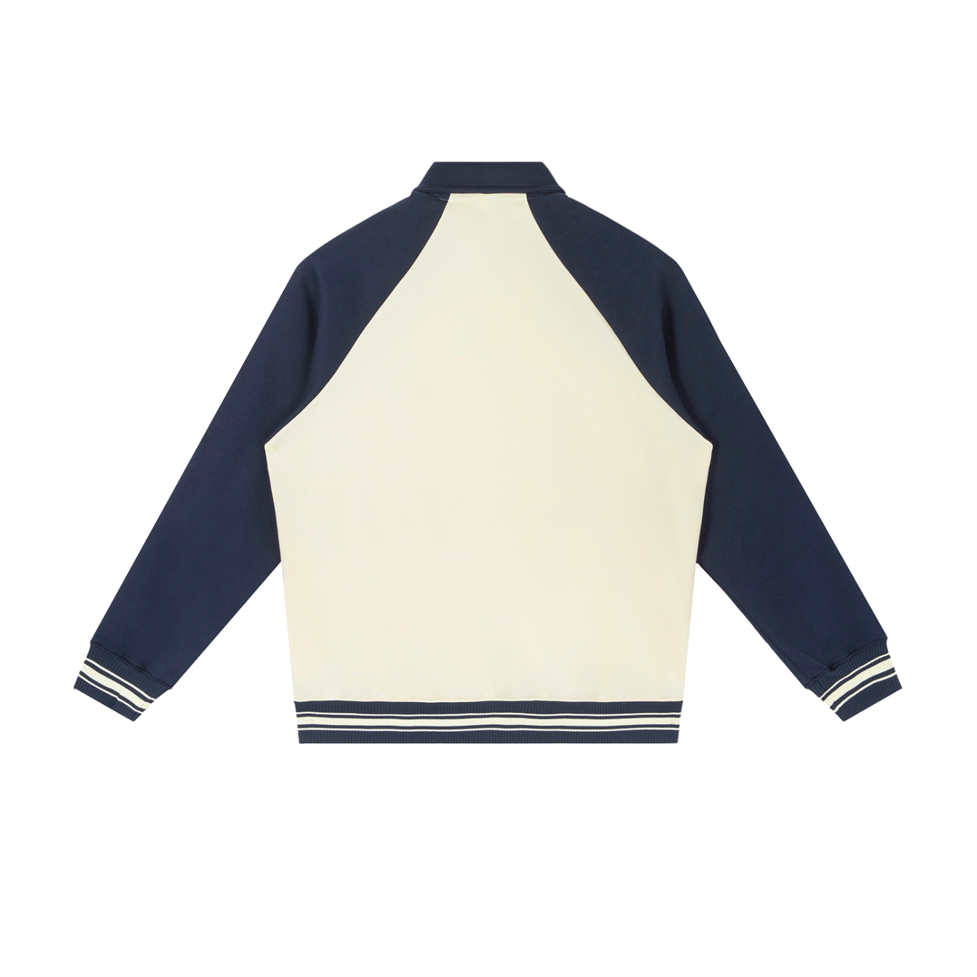 Women’s Motor City Varsity Jacket (Apricot/Navy Blue)