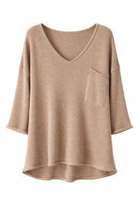 Casual V-Neck Knit Sweater