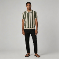 Two-Tone Short Sleeve Polo