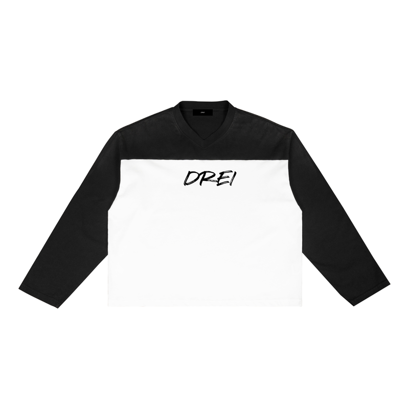 Color-Block Long Sleeve T-Shirt