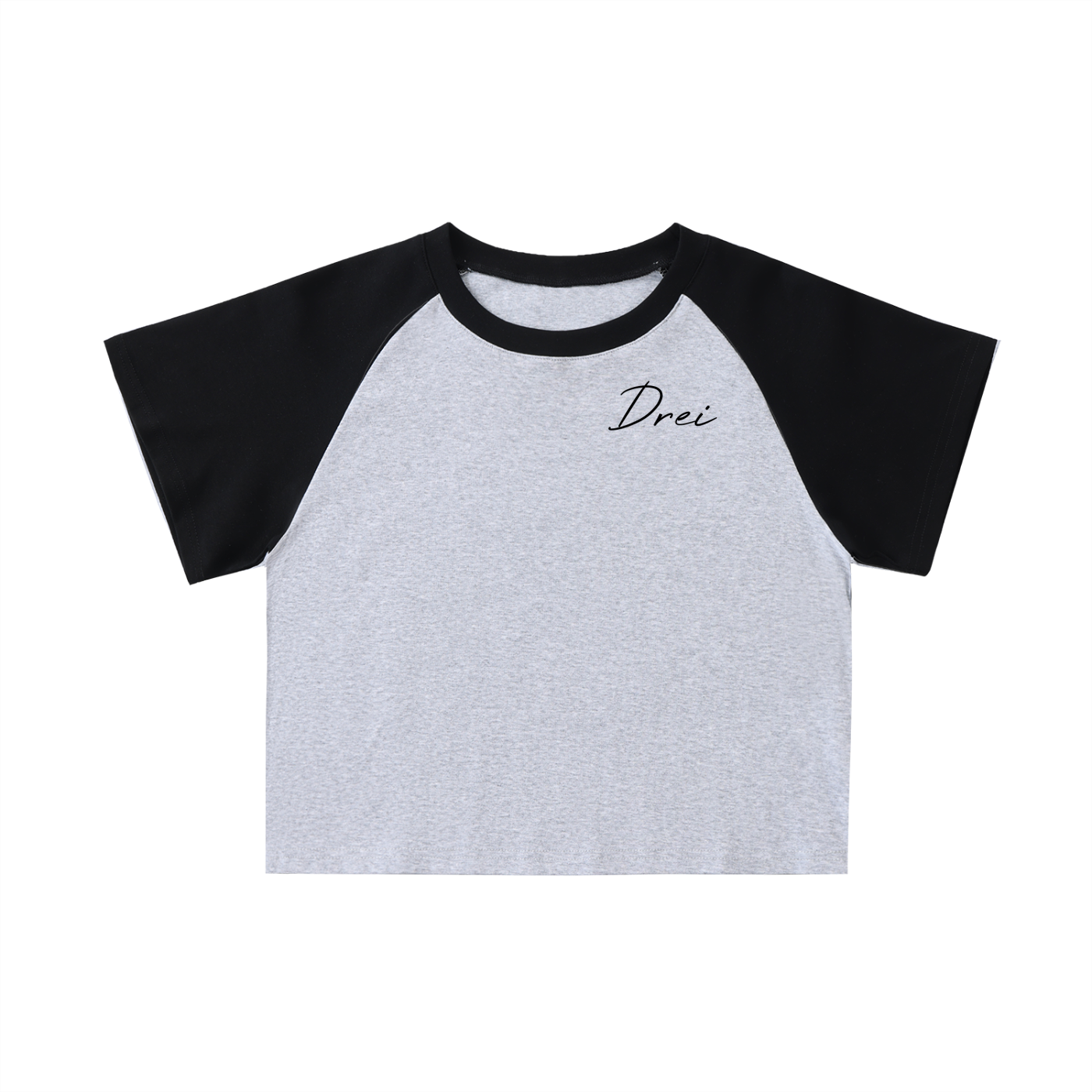 Raglan Sleeve Crop Top