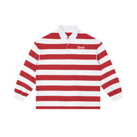 Women’s Stripe Polo Long Sleeve Shirt