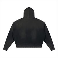 Distressed Boxy Hoodie