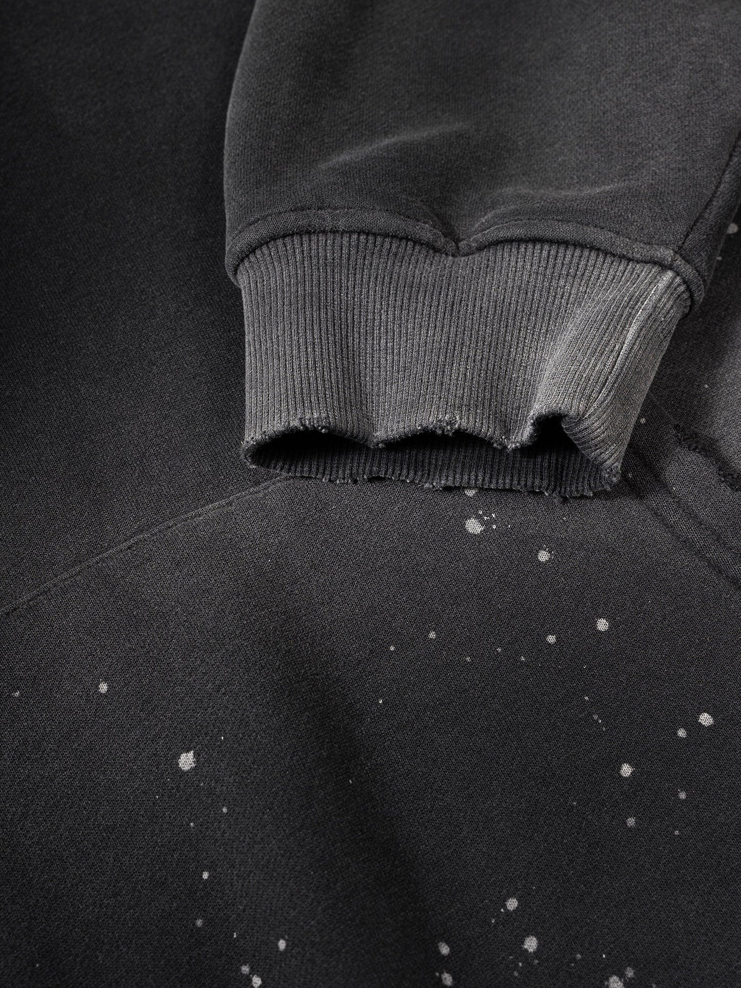 Vintage Wash Distressed Hoodie