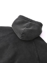 Snow Washed Cropped Hoodie