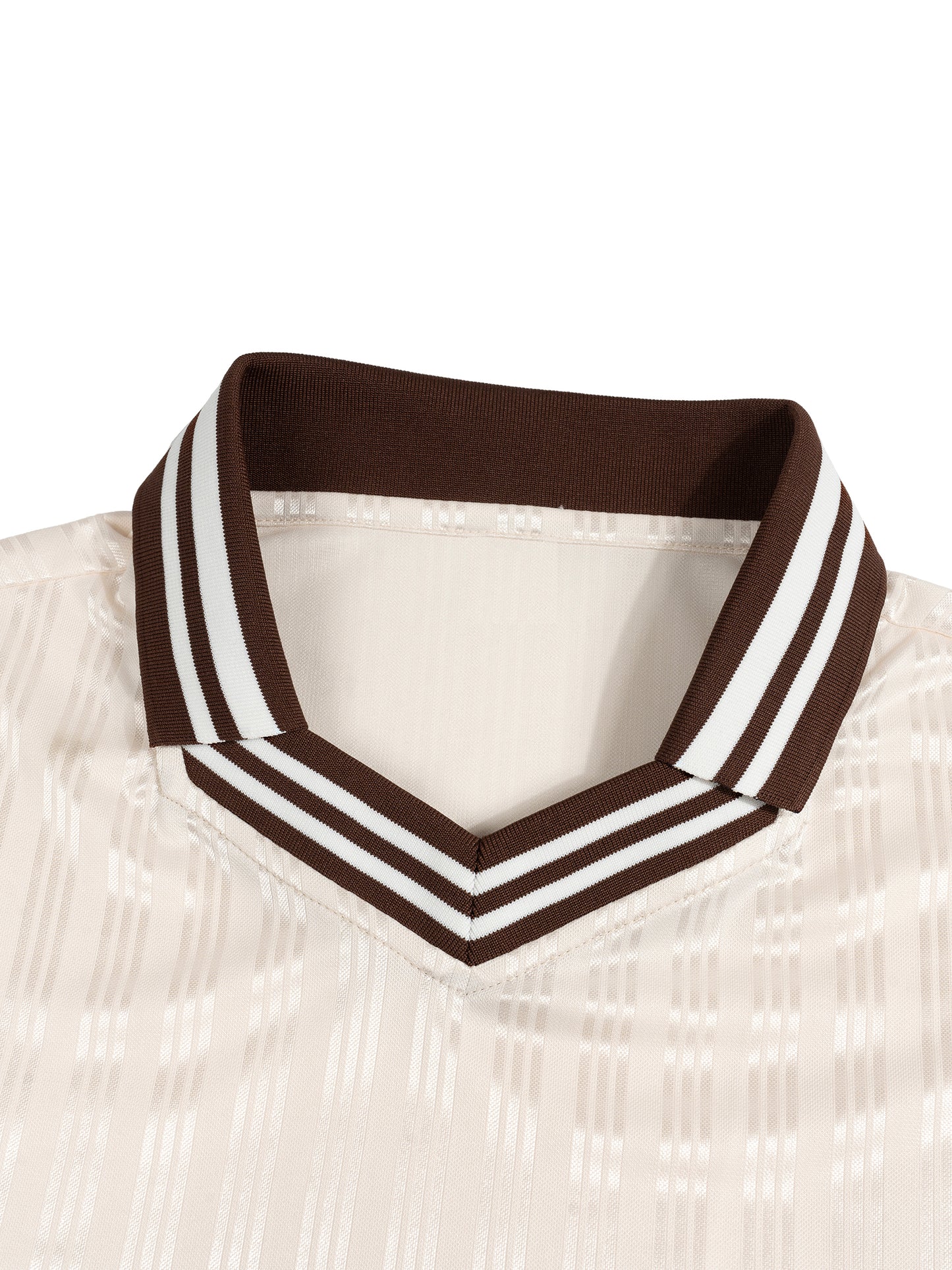 Women's Stripes Polo Collar T-Shirt