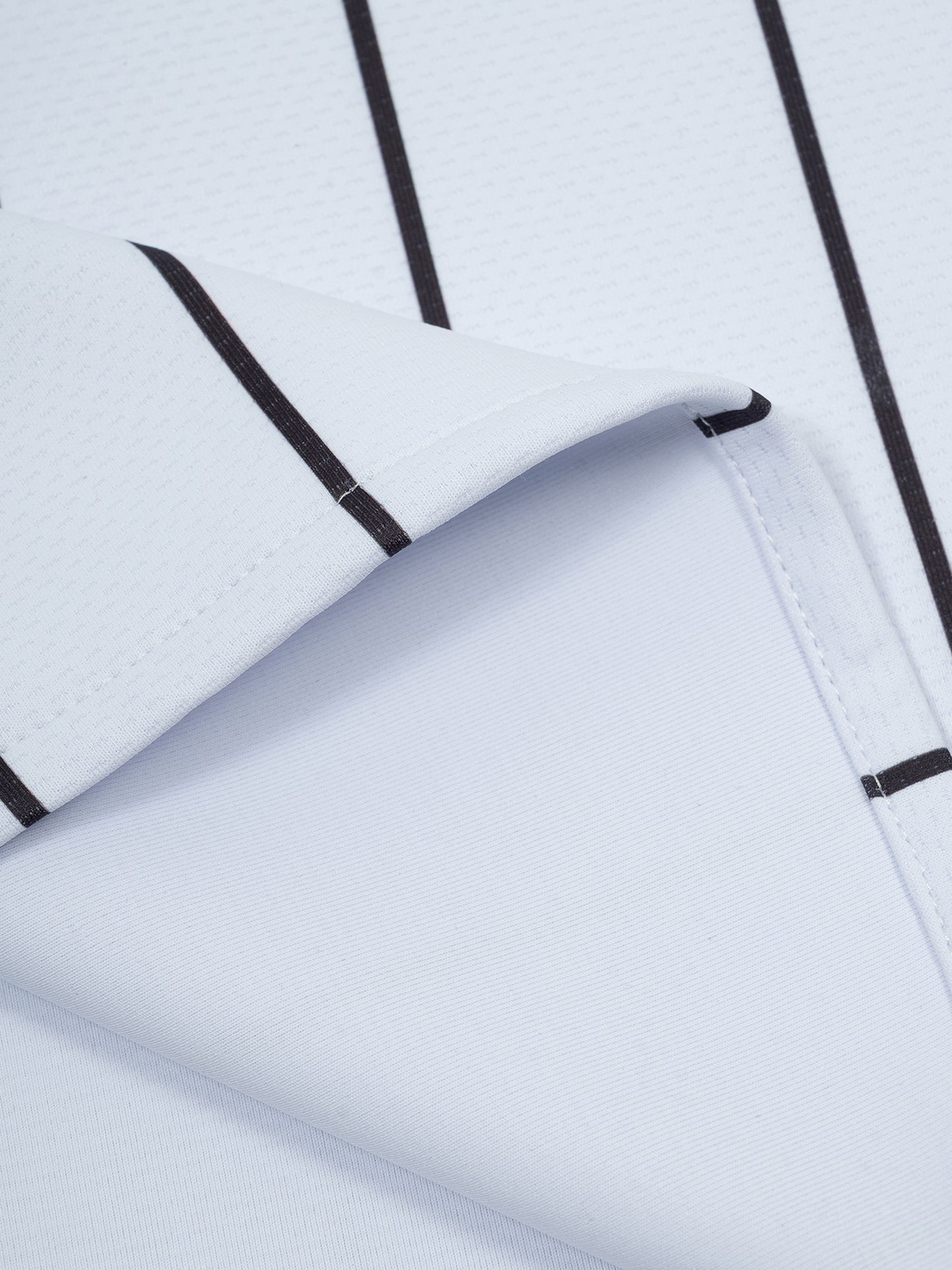 SS26 Women’s Pinstripe Baseball Jersey