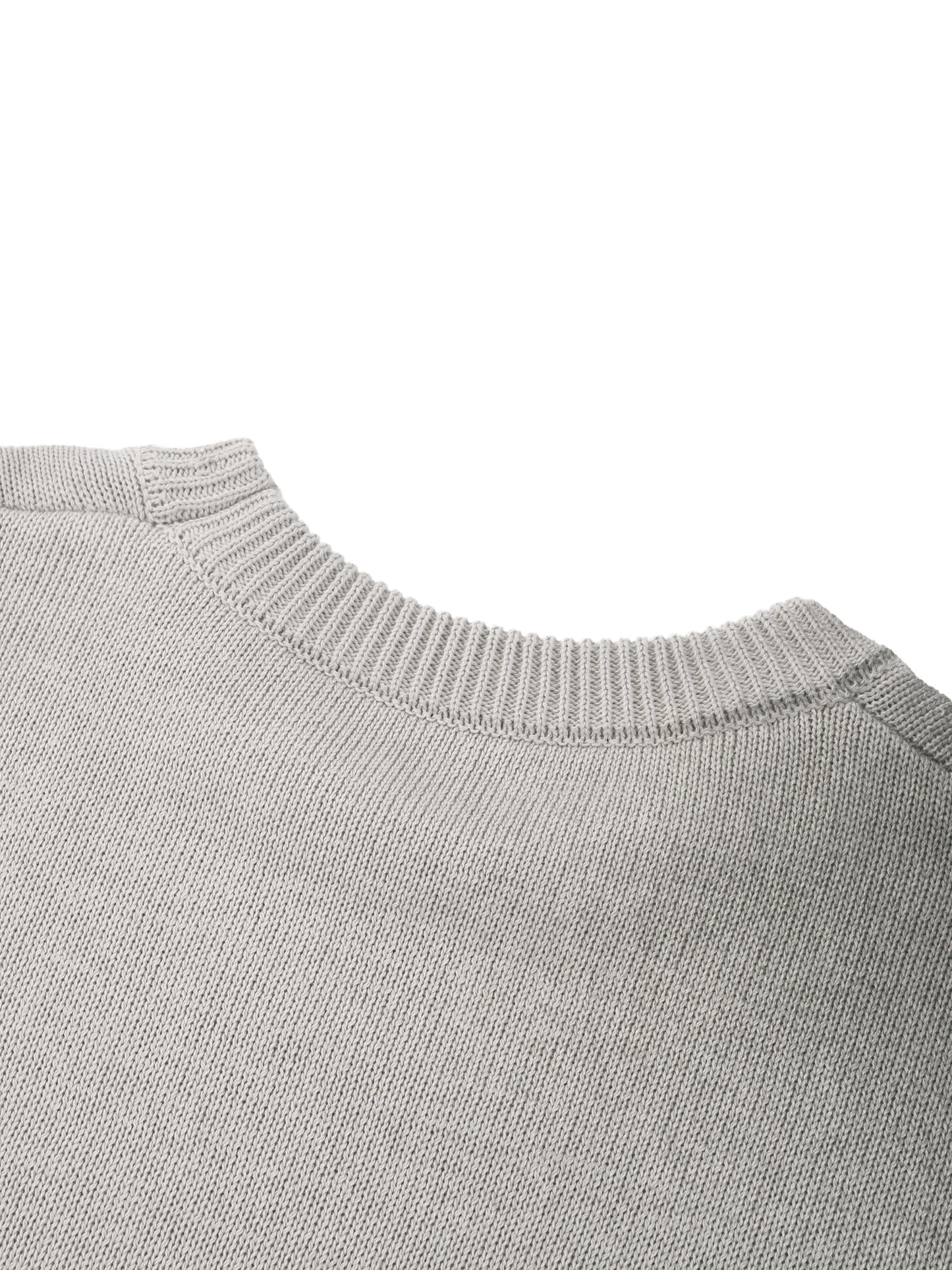 Women's Distressed Ripped Crewneck Sweater